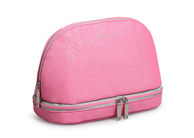China Shell Shaped Makeup Toiletry Travel Bags / Travel Makeup Pouch Easy Carry supplier