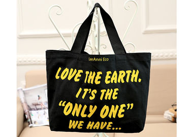 China Blank Shopping Canvas Bag Heavy Duty Waterproof Sturdy With Logo Printing supplier