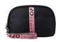 High Density Polyester Travel Cosmetic Bags Light Weight With Embroidered Handle supplier