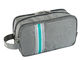 Men Travel Toiletry Bag Striped Pattern With 3 Layers Zipper And Multi Pockets supplier