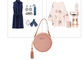 Small Round Pu Leather Bag Fashion Hand Take Change Card Package With Tassel supplier